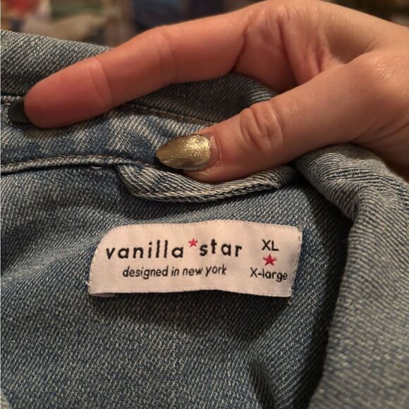 Vanilla Star Light Blue Denim Top - Picture 2 of 3